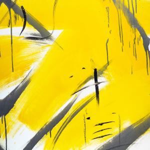 Ma Koto - Rei  [onesta e sincerità - rispetto], 2020, Smalto industriale su tela, 90x70cm