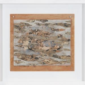 Thorus, 2019, Tecnica mista su carta e assemblage, 98x144cm