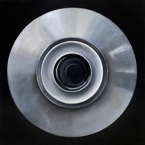 Calamaio, 2020, Olio su tela, 80x80cm