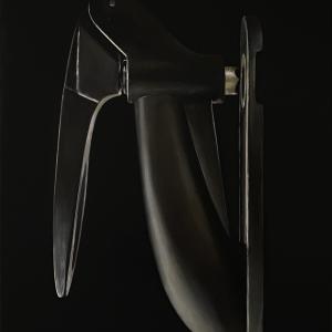 Coniglio, 2021, Olio su tela, 125x80cm