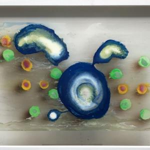 927, 2021, Pittura spray su duralar, 50x35cm