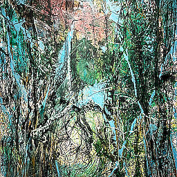 Nicola Rotiroti, Nate mi basta, 2018, Tecnica mista su tela, 150x120cm