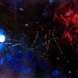 Eyfyeverse #12, 2010, Acquerello su cartaÂ , 100x200cm