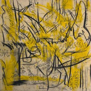 Ricerca, 2024, Tecnica mista, 120x120cm