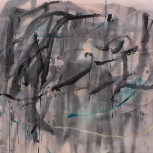 Senza Titolo, 2023, Tecnica mista su tela , 200x150cm