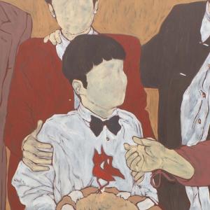 Rito di passaggio, 2023, Olio su tela, 70x100cm