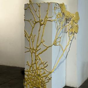 Le città invisibili XXX, 2024, Lattice e acrilico, dimensioni variabili, cm