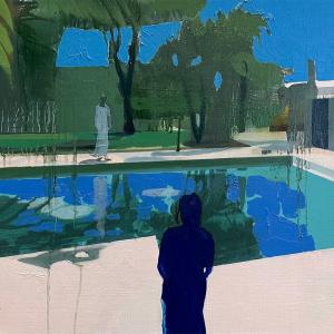 Appeared, 2023, Oil on canvas, 50x50cm