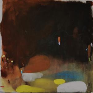 La stanza andalusa, 2021, Olio su tela, 30x30cm